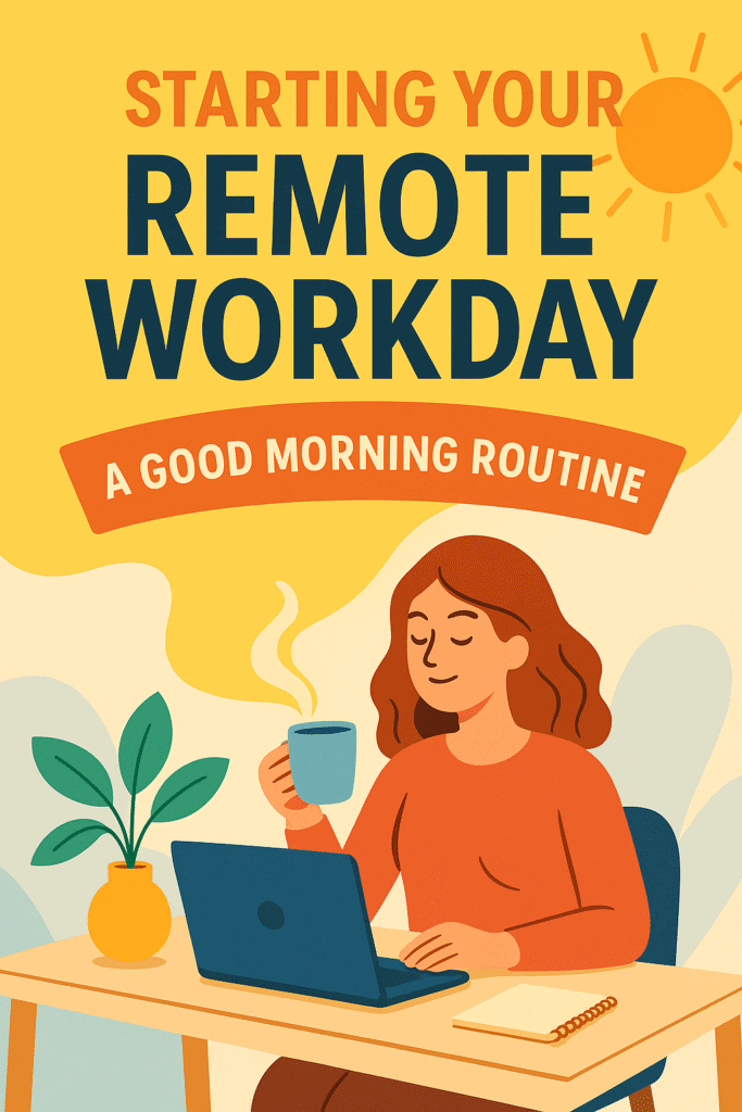 Feature image for Remote work morning routine