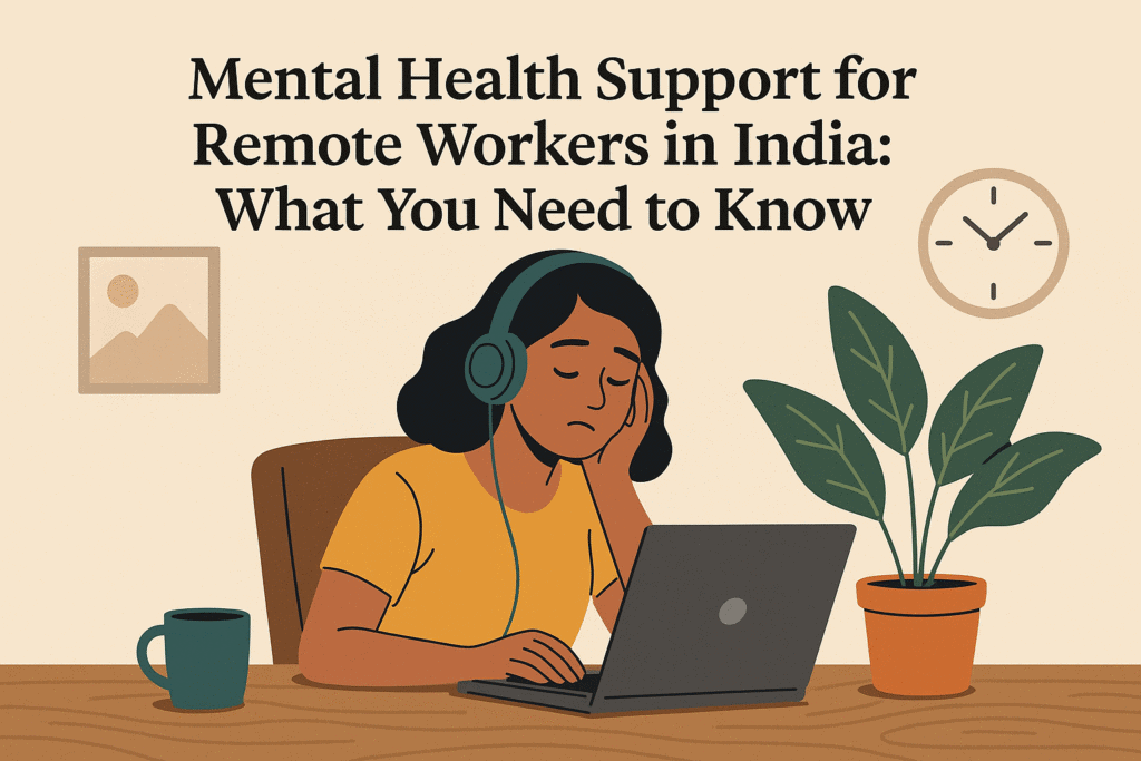 Featured image for Mental Health Support for Remote Workers in India